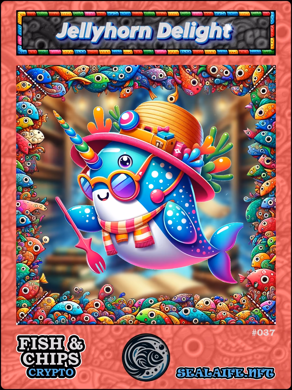 Jellyhorn Delight SeaLaife Creature NFT