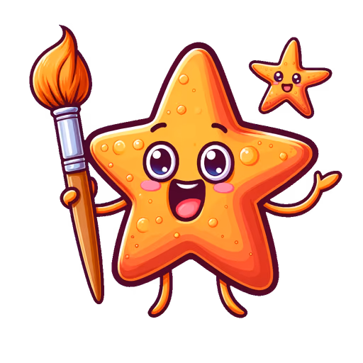 Starfish creature in third place